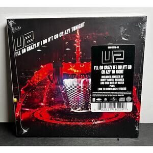 New U2 I’ll Go Crazy If I Don’t Go Crazy Tonight CD Single - Sealed Remixes 2009